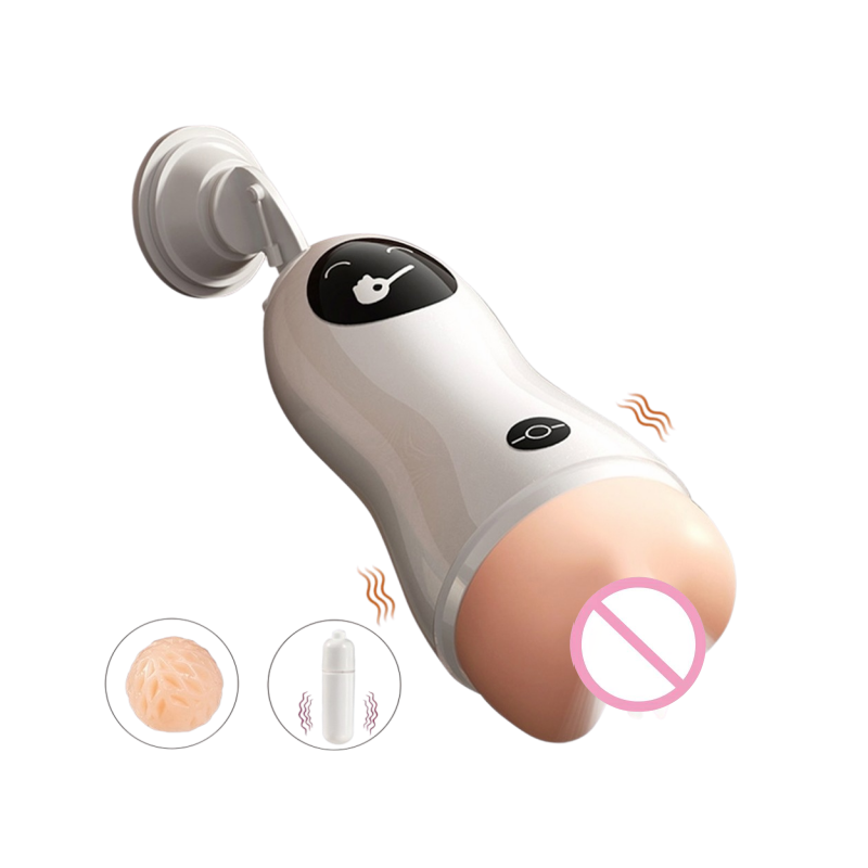Men'S Vegan Accessories - Suction Cup Masturbation Cup with Realistic