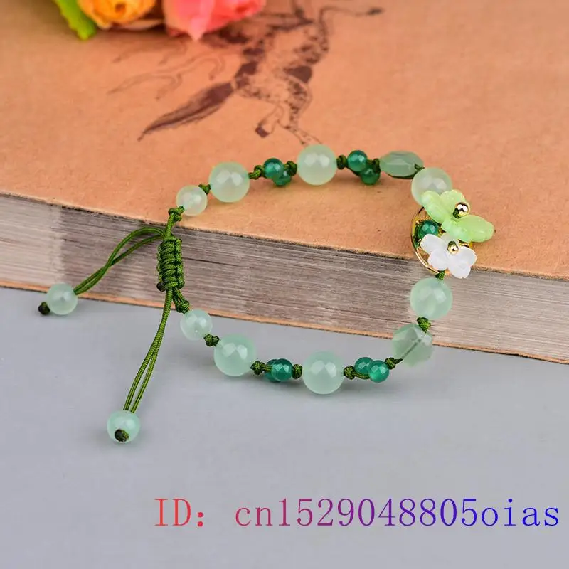 Green Jade Flower Bracelet Amu - Bead Bracelet Men review and price