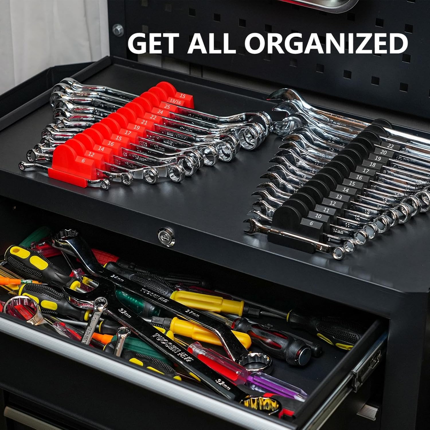 48Pcs Modular Wrench Organizer - Men'S Accessories Organizer Tray review and price