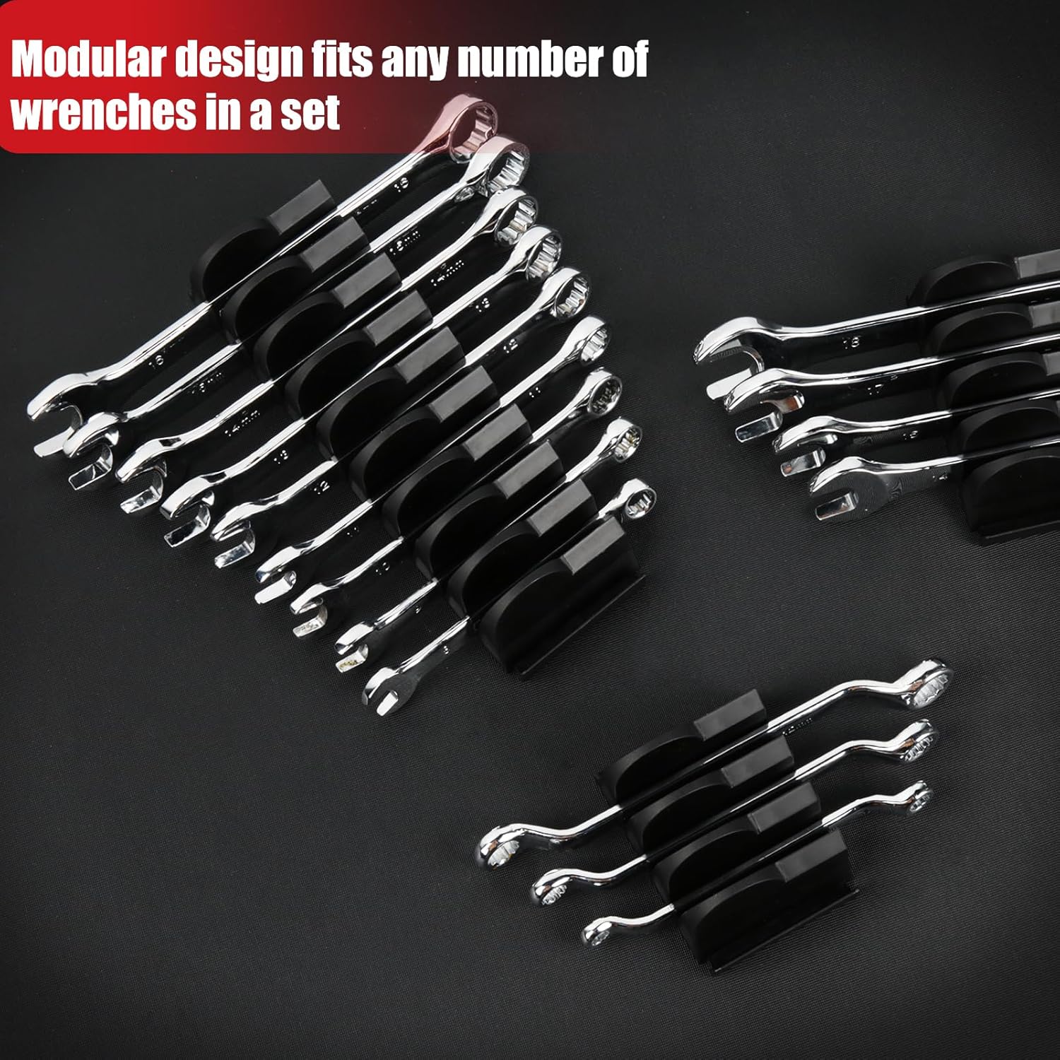 48Pcs Modular Wrench Organizer - Men'S Accessories Organizer Tray review and price