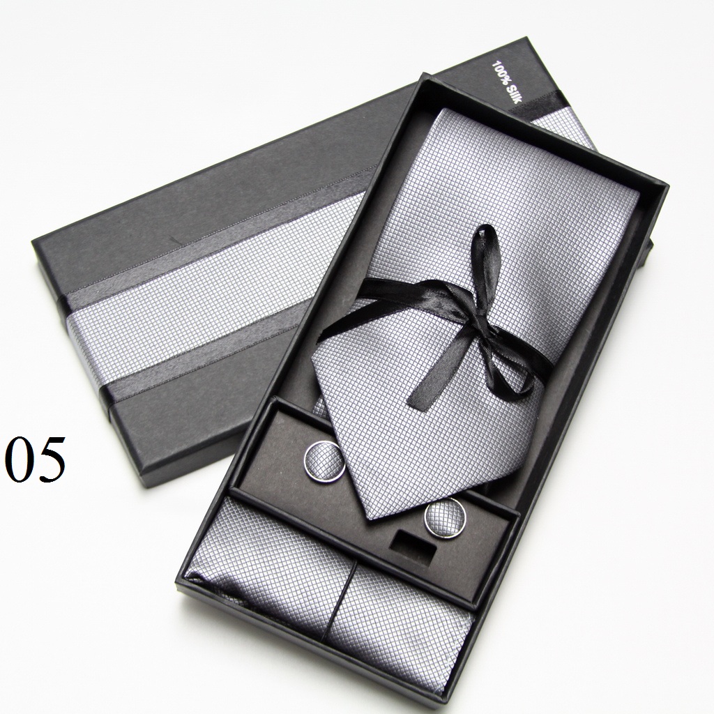 Solid Neck Tie Set Box Cufflin - Neck Tie Set Box review and price