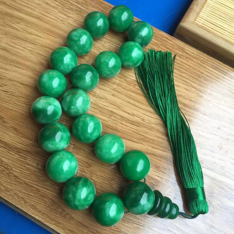 Natural  Green Jade Bracelets  - Bead Bracelet Men review and price