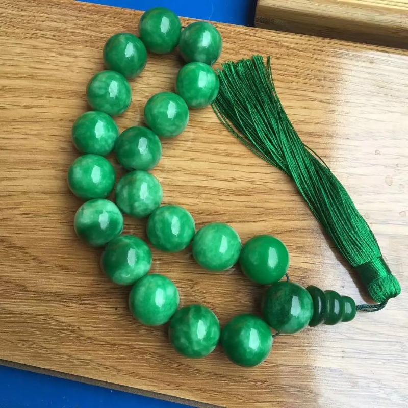 Natural  Green Jade Bracelets  - Bead Bracelet Men review and price