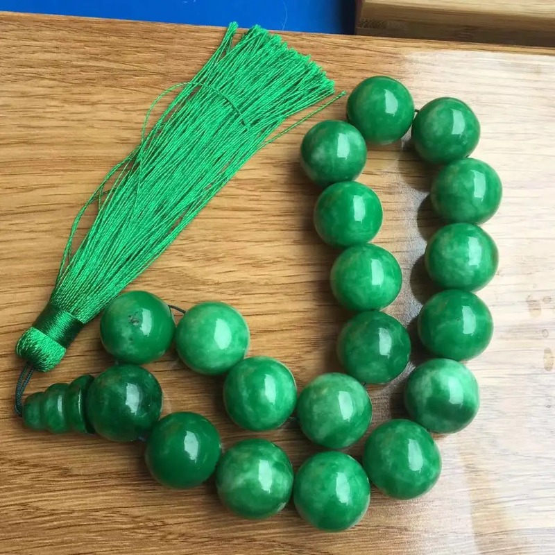 Natural  Green Jade Bracelets  - Bead Bracelet Men review and price