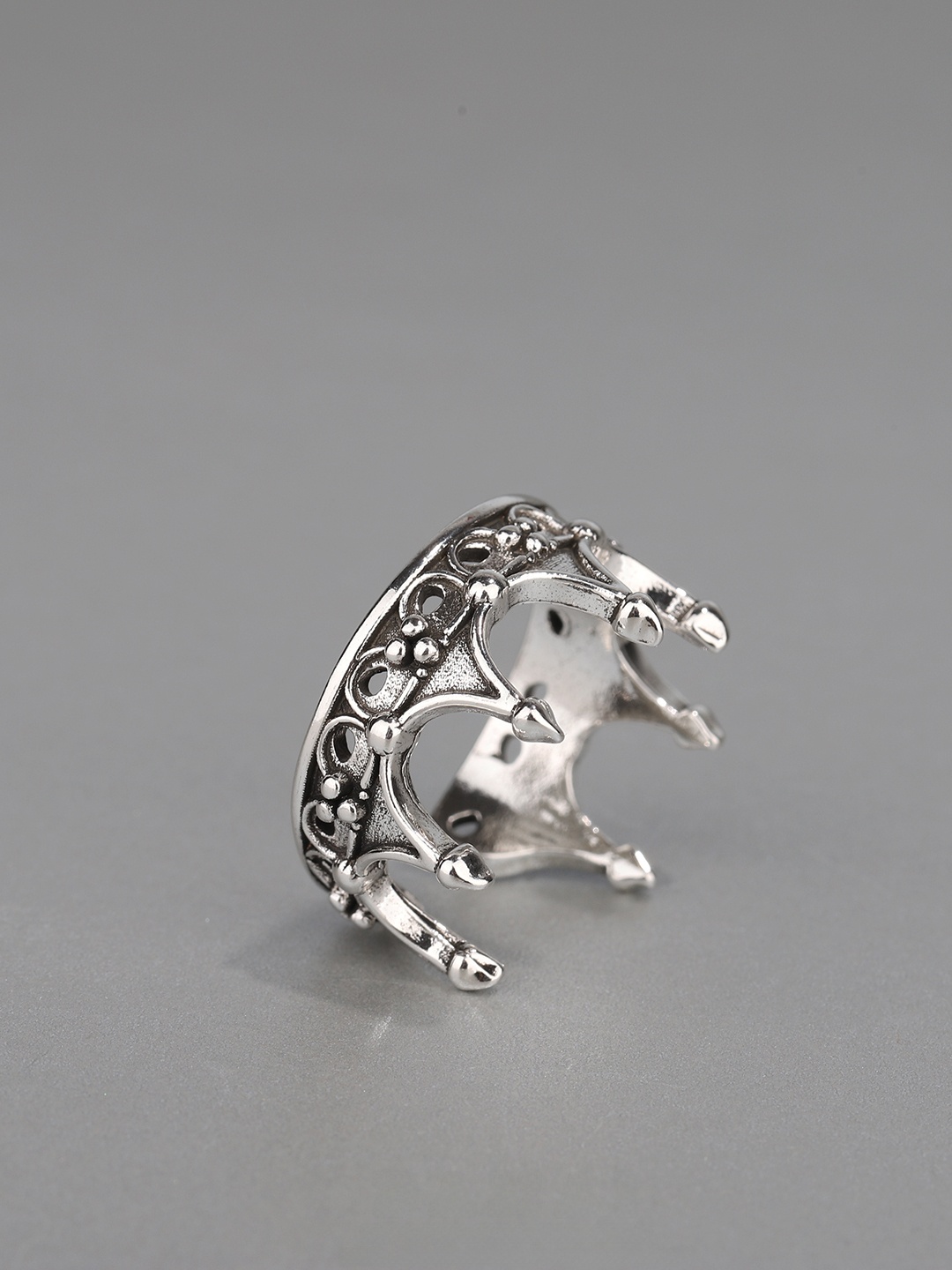 Gothic Crown Ring Adjustable O - Men'S Accessories Rings review and price