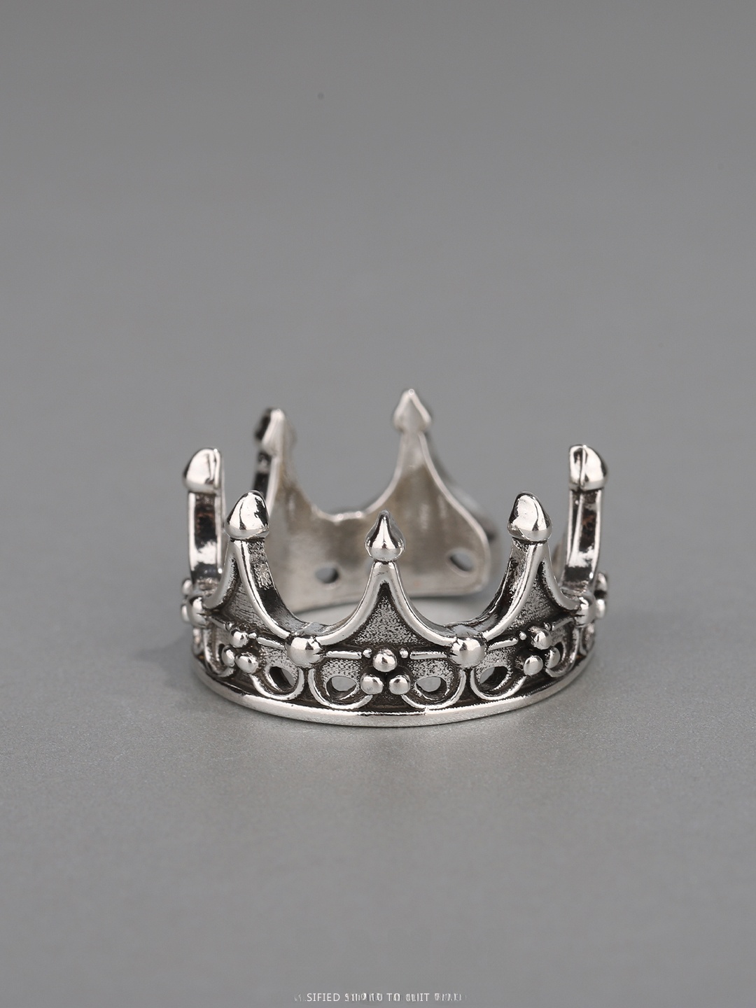 Gothic Crown Ring Adjustable O - Men'S Accessories Rings review and price