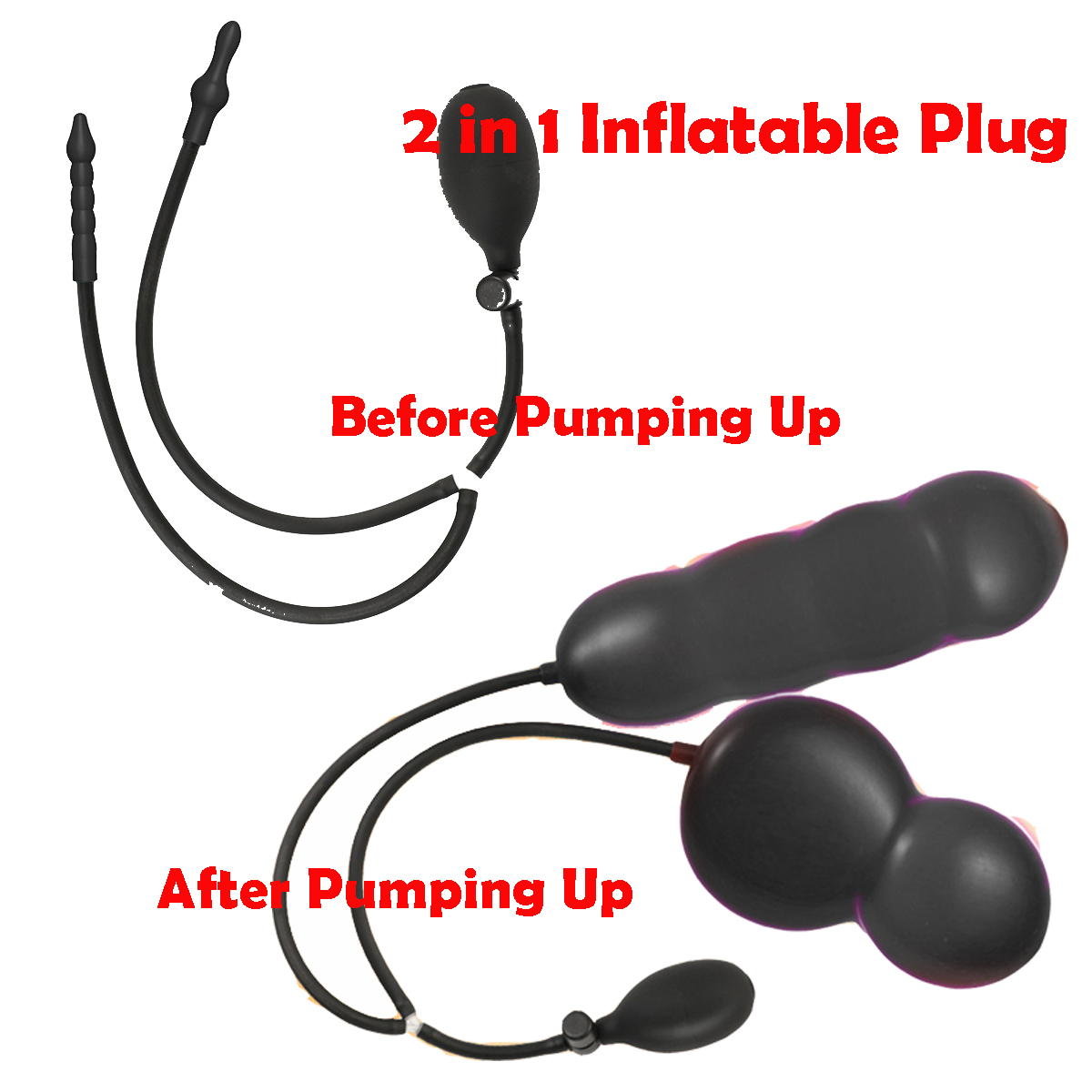 Gay Anal Plug Inflatable Butt  - Men'S Vegan Accessories review and price