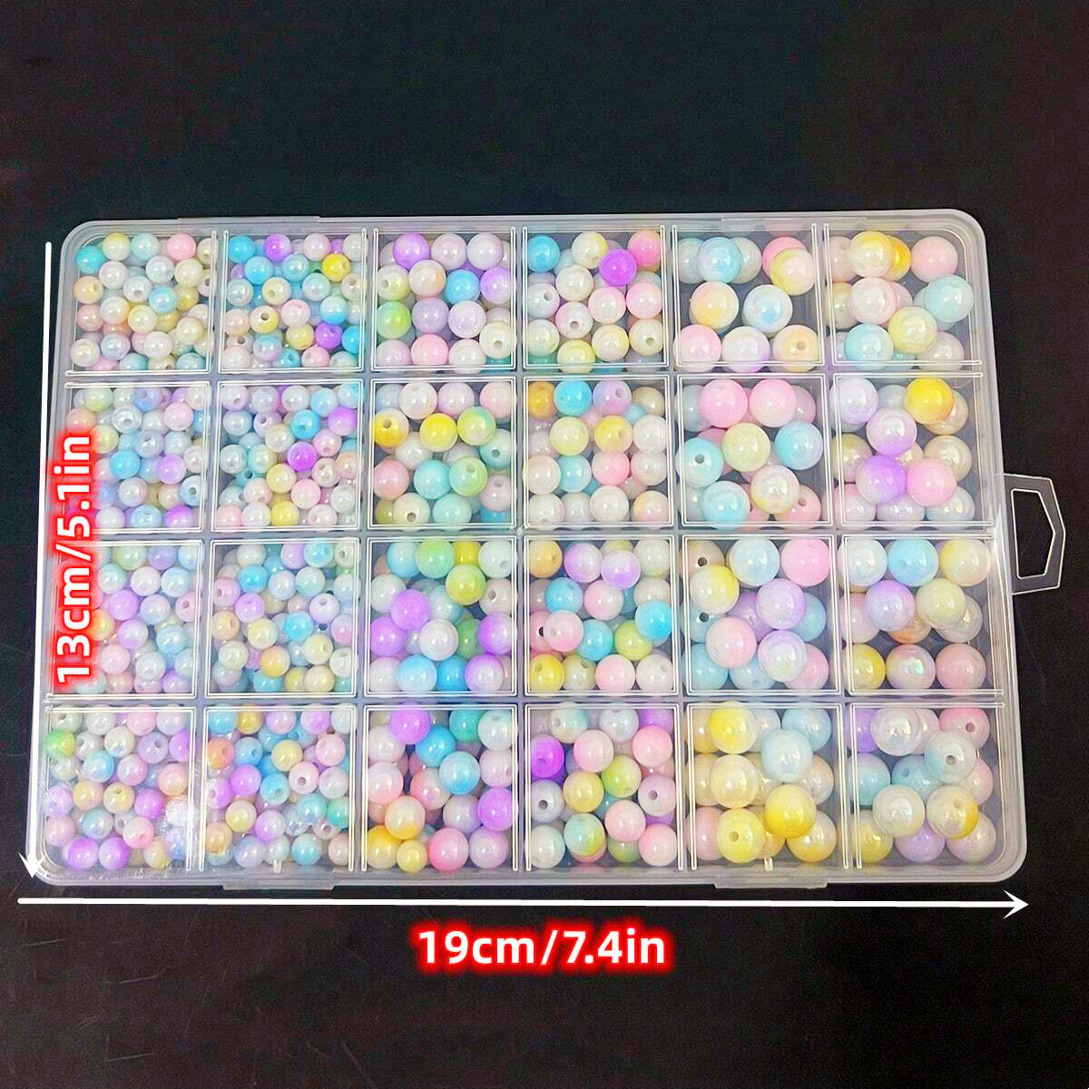 800pcs/24 grid set box 6mm/8mm - Bead Bracelet Men review and price