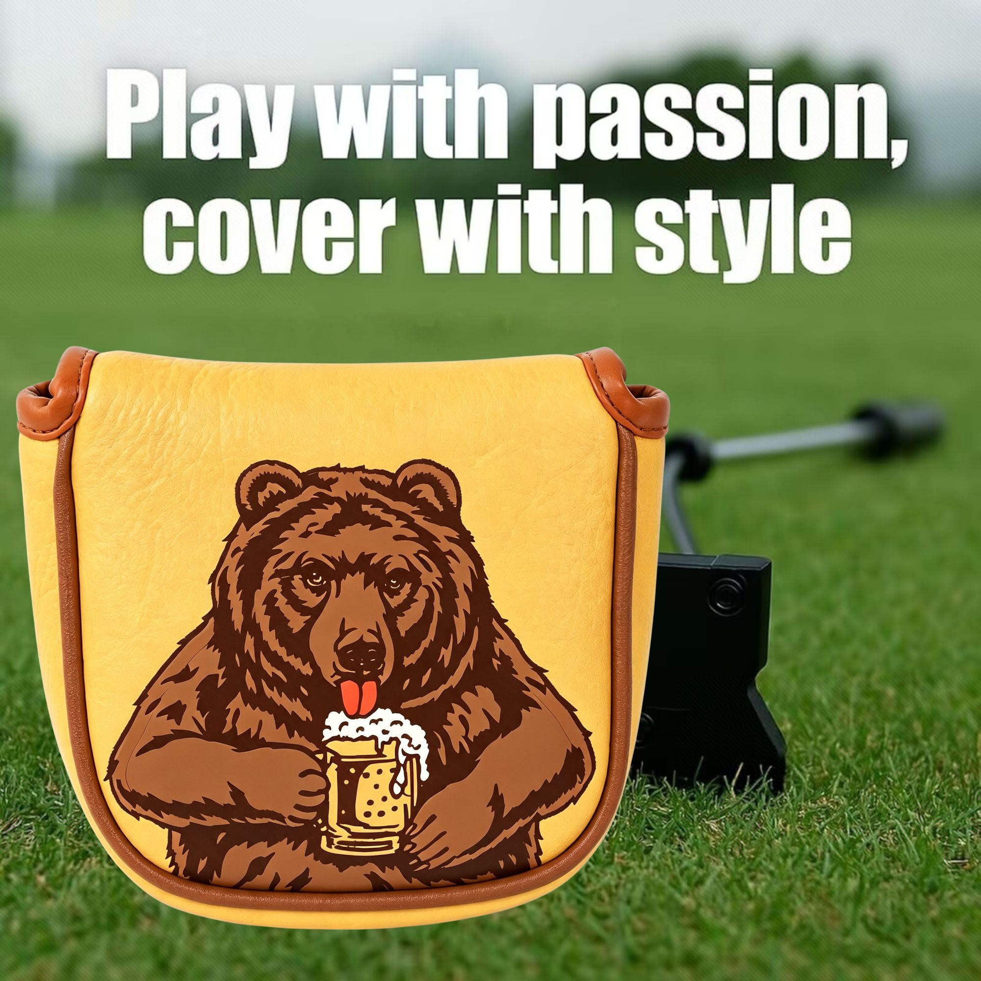 Skull Embroidered Golf Mallet  - Men Accessories Brand review and price