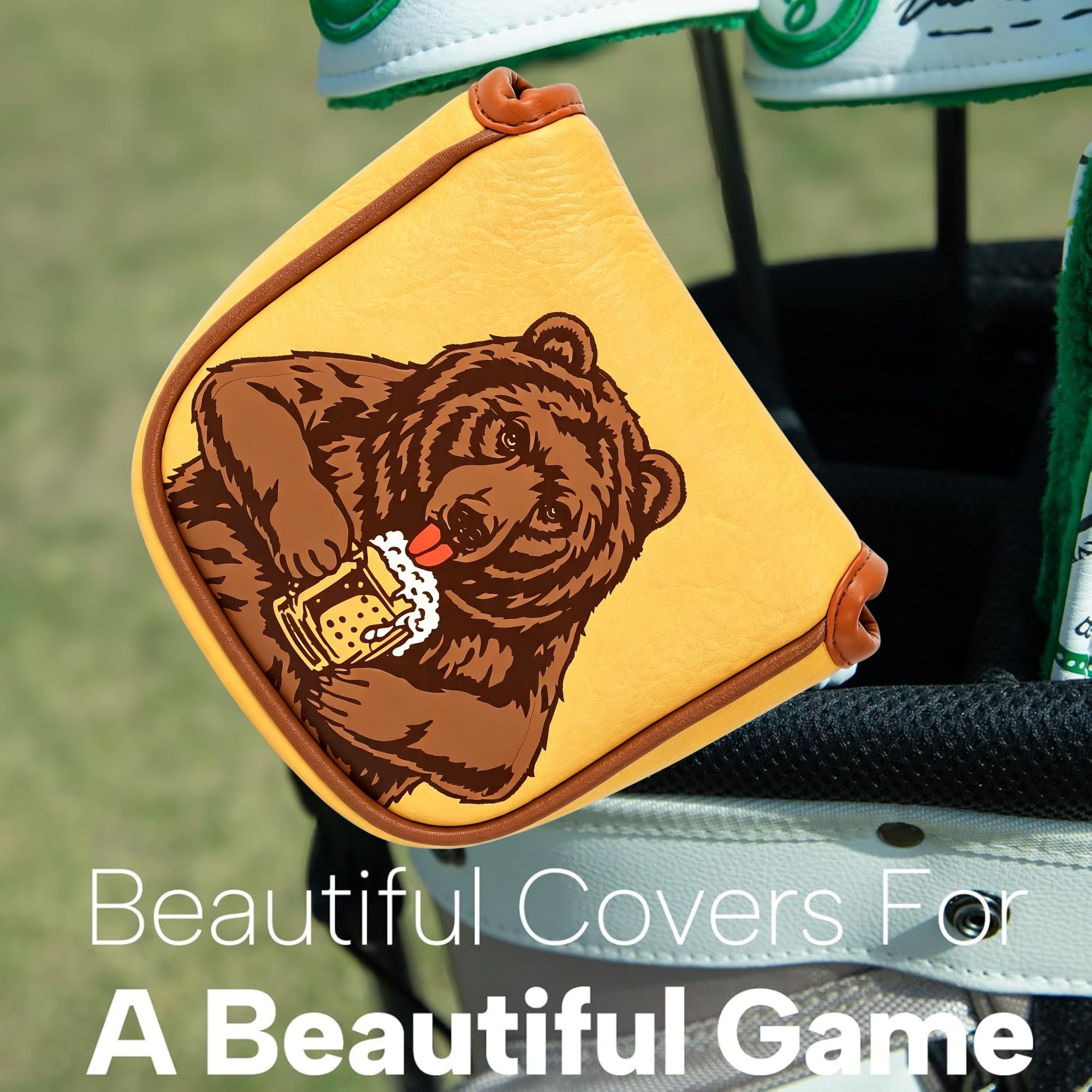Skull Embroidered Golf Mallet  - Men Accessories Brand review and price