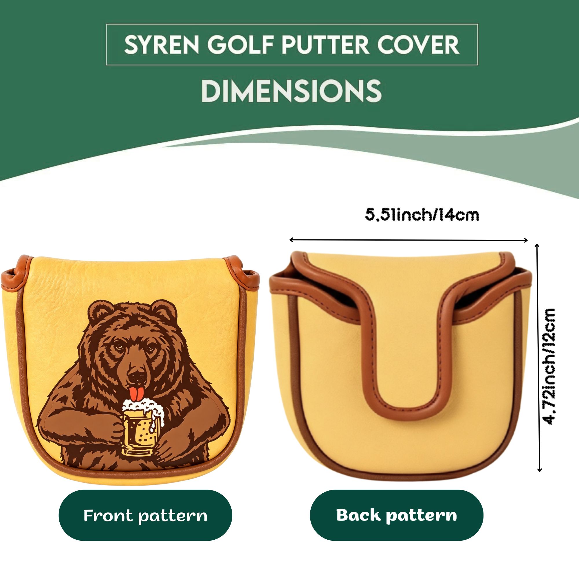Skull Embroidered Golf Mallet  - Men Accessories Brand review and price