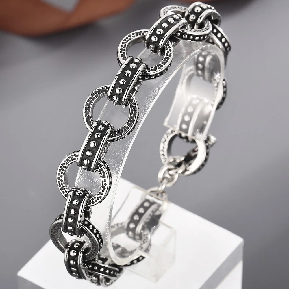 13mm Punk Retro Bike Biker Cha - Men'S Accessories Hand Bands review and price