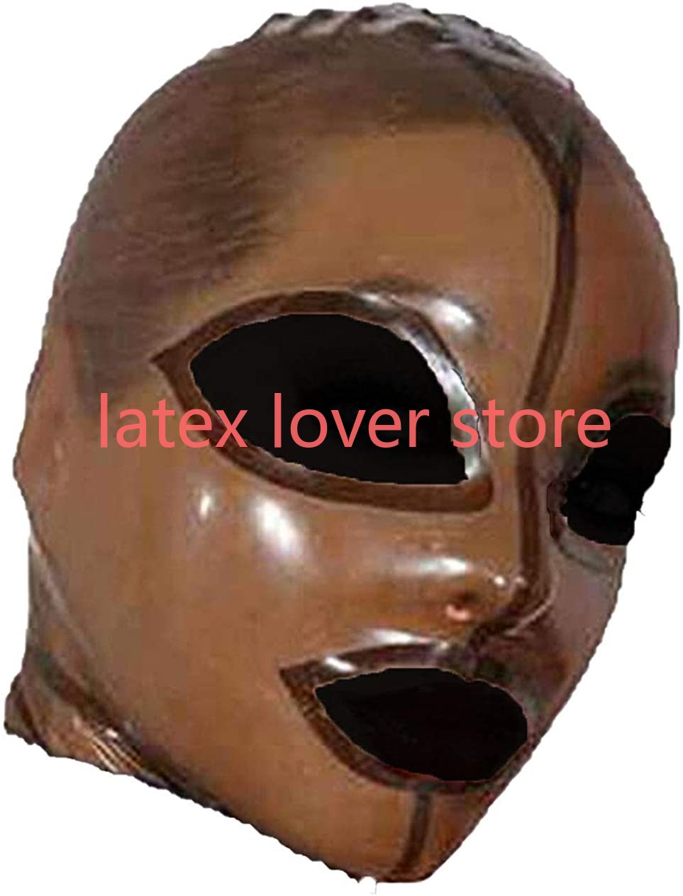 Latex Mask Transparen Brown Ru - Men Accessories Unique review and price