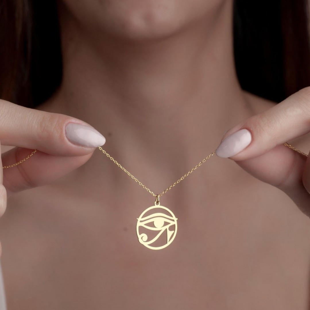 Retro Egypt Eye of Ra Pendant  - Men'S Accessories Jewelry Egypt review and price