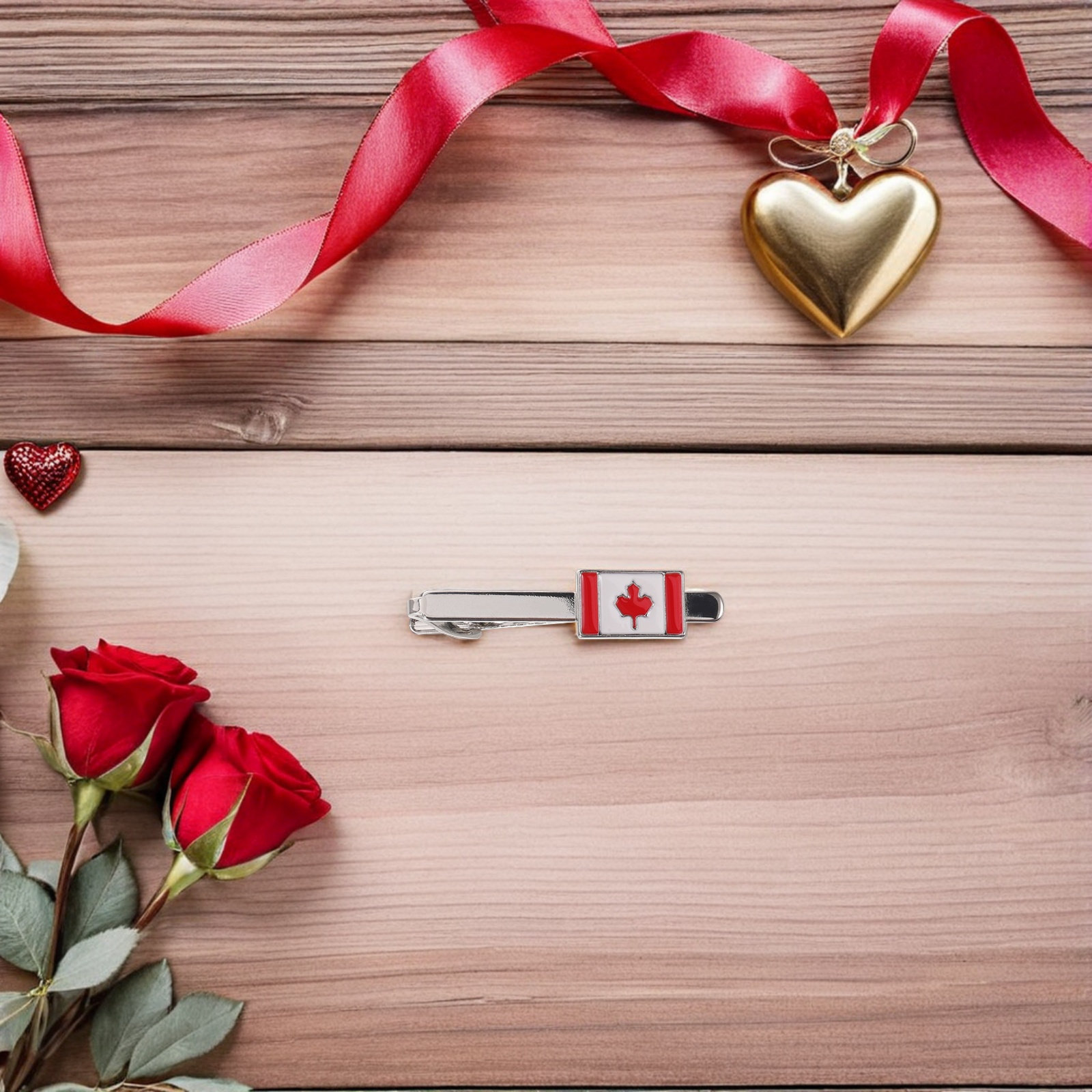 Canada Flag Tie Clip Metal Men - Men'S Accessories Canada review and price