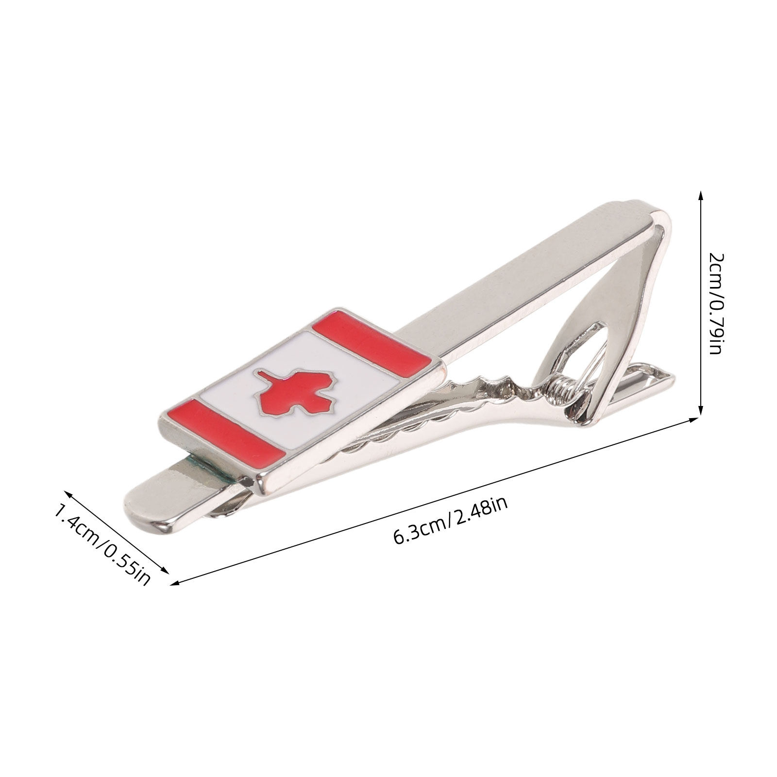Canada Flag Tie Clip Metal Men - Men'S Accessories Canada review and price