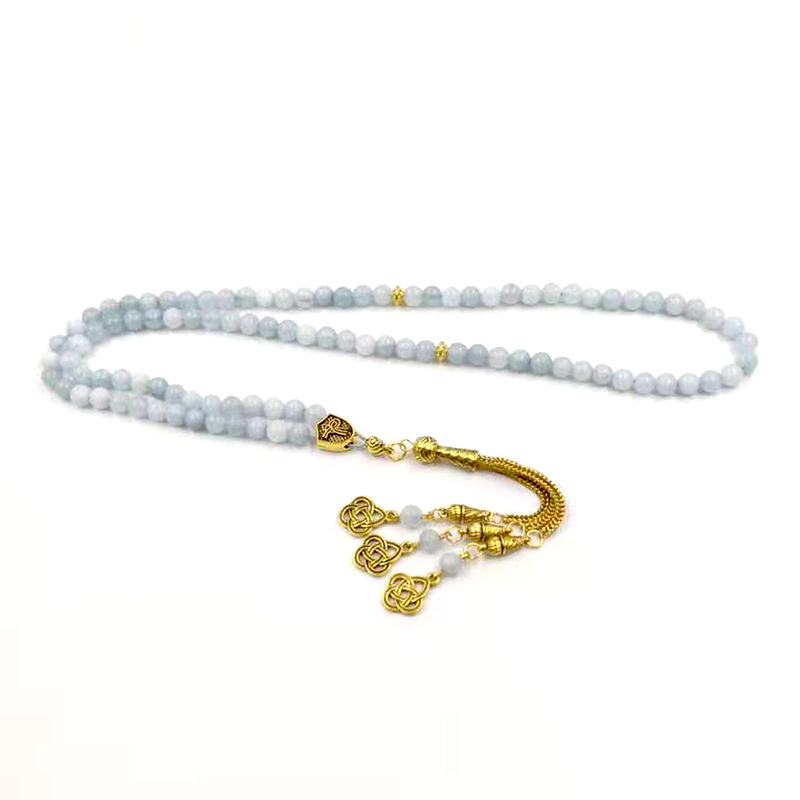 Tasbih Natural Aquamarines Sto - Men Accessories Hk review and price