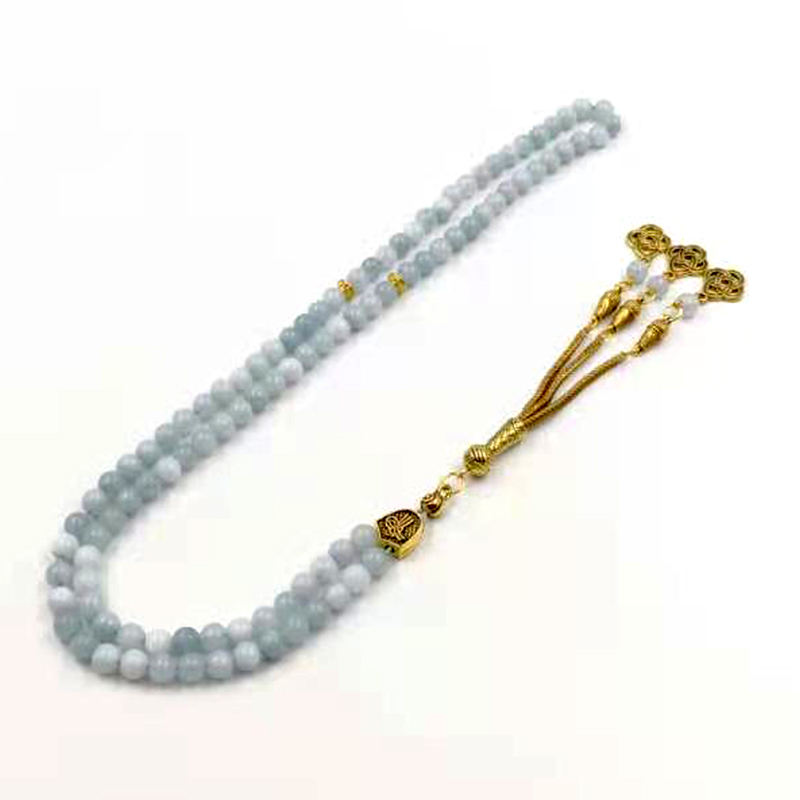 Tasbih Natural Aquamarines Sto - Men Accessories Hk review and price