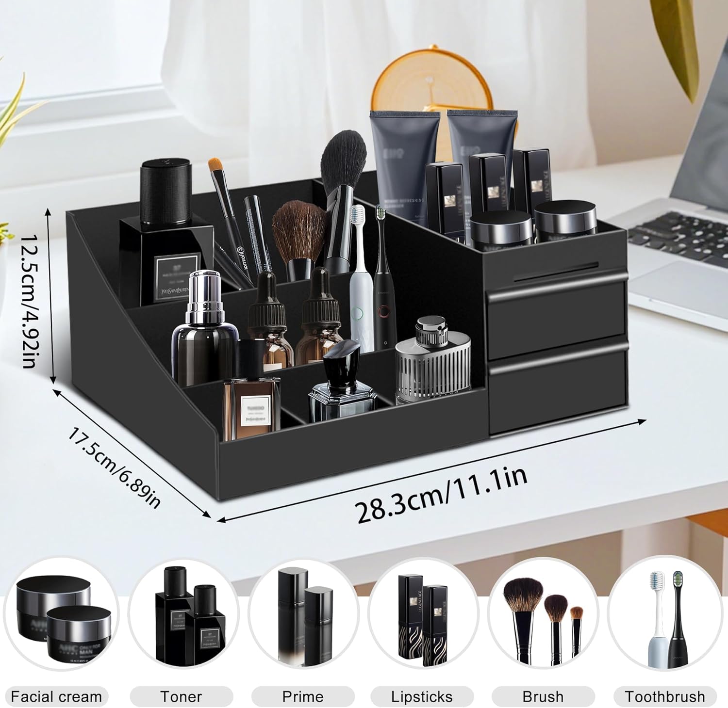 Vintage Bathroom Organizer Cos - Men'S Accessories Organizer Tray review and price