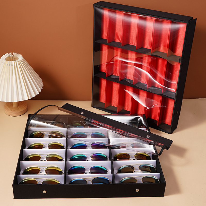 18 Slots /Grid Glasses Storage - Men'S Accessories Organizer Tray review and price