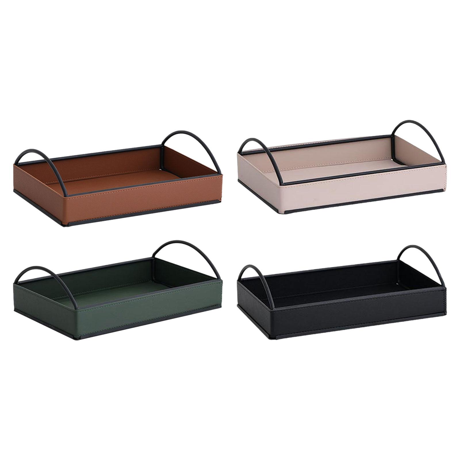 Modern PU Leather Valet Tray D - Men'S Accessories Organizer Tray review and price