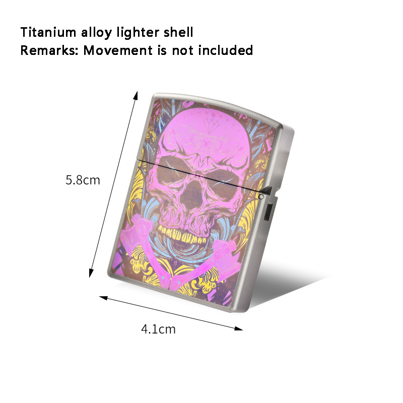 Pink Skull Titanium Alloy Ligh - Lighter Windproof review and price