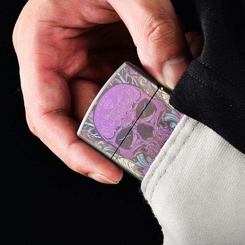 Pink Skull Titanium Alloy Ligh - Lighter Windproof review and price