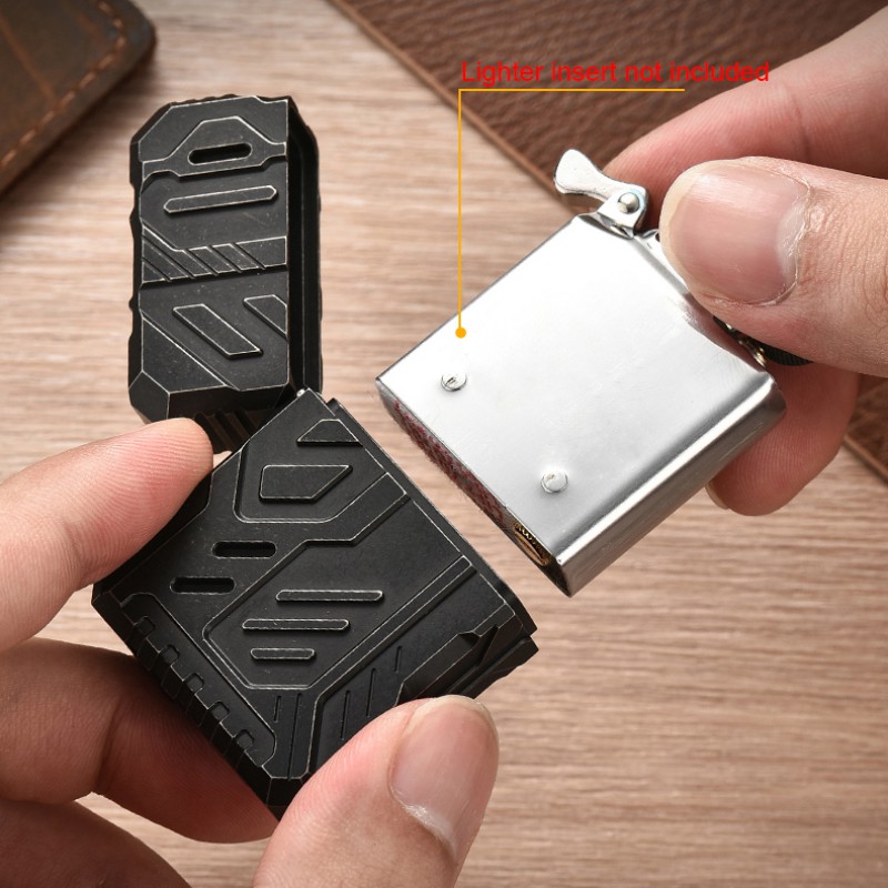 Titanium Alloy Lighter Case Me - Lighter Windproof review and price