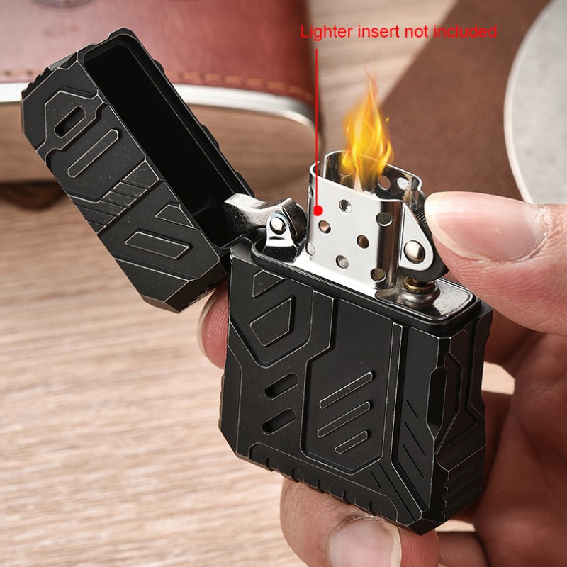Titanium Alloy Lighter Case Me - Lighter Windproof review and price