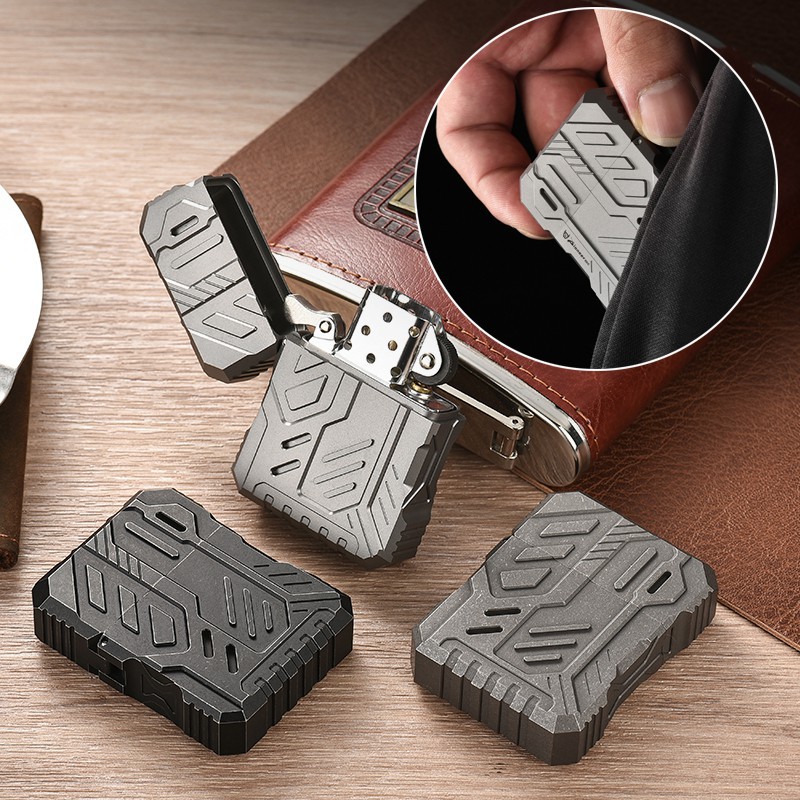Titanium Alloy Lighter Case Me - Lighter Windproof review and price