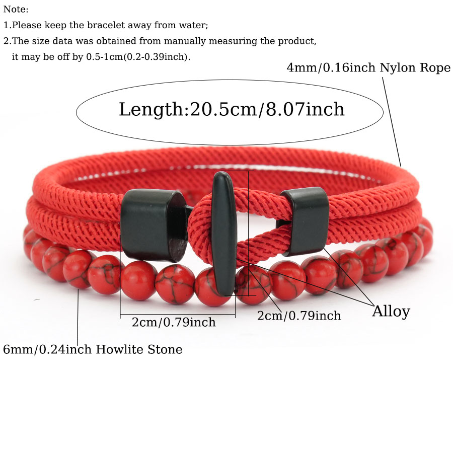 Unique Anchor 2Pcs Man Bracele - Men Accessories Unique review and price