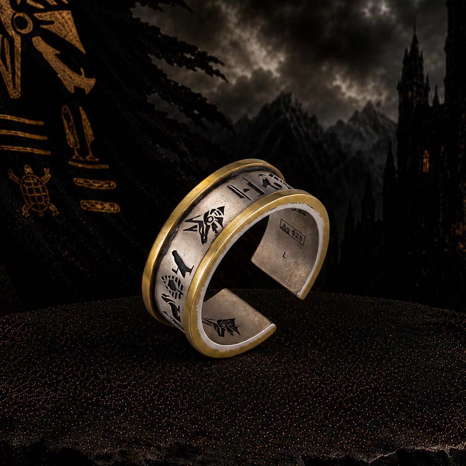 925 Sterling Silver Anubis Ope - Men'S Accessories Jewelry Egypt review and price
