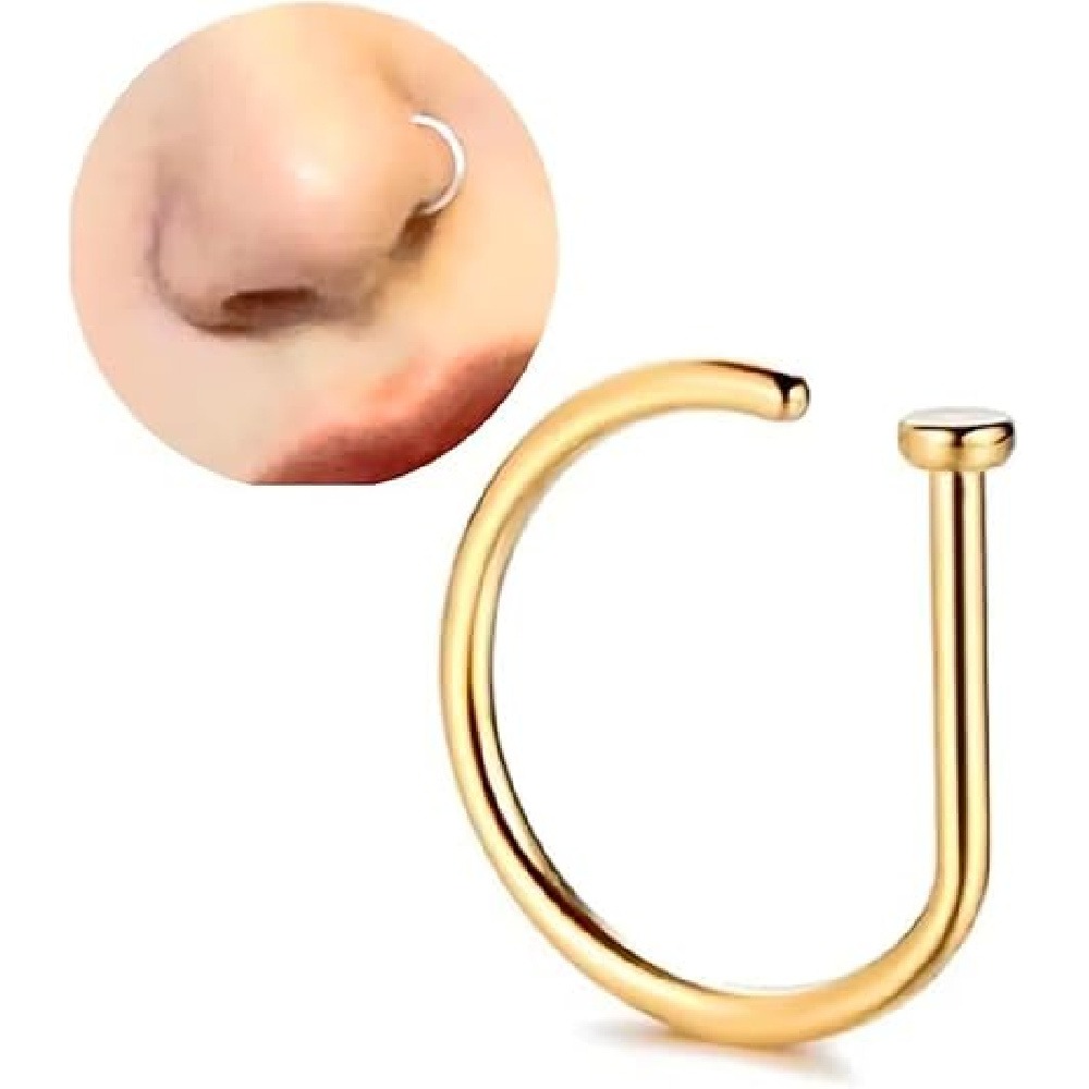 4 Pack Non Piercing D-Shaped N - Men'S Accessories Rings review and price