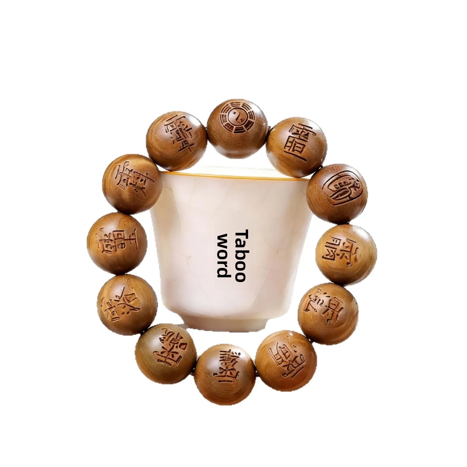 Lucky Luxury Green Sandalwood  - Bead Bracelet Men review and price