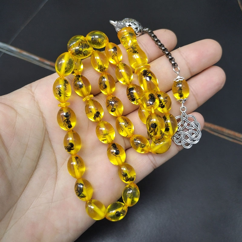 Tasbih men Yellow resin Real i - Men Accessories Hk review and price