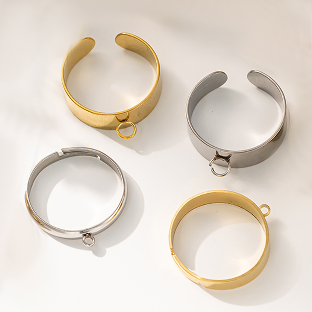 5pcs/Lot Stainless Steel Gold  - Men'S Accessories Rings review and price