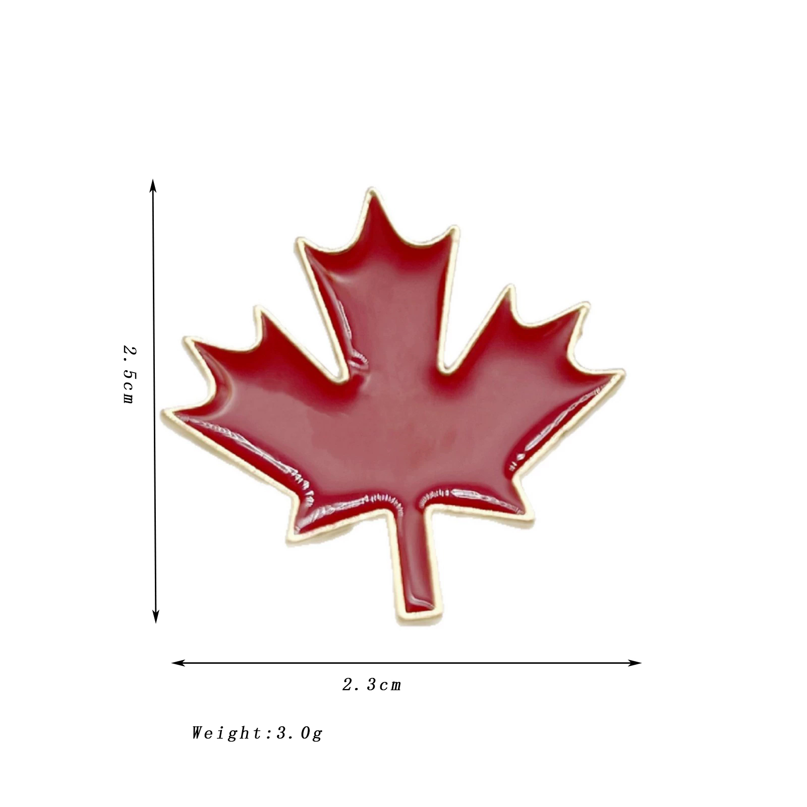 Enameled Red Maple Brooches Ca - Men'S Accessories Canada review and price