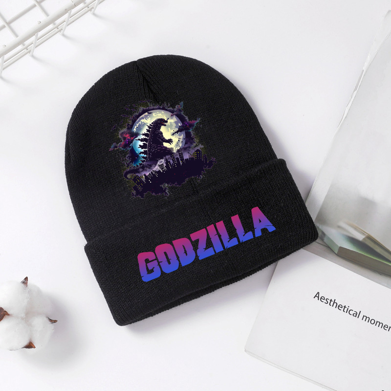 Godzilla Knitted Hat Winter Sp - Men Accessories Unique review and price