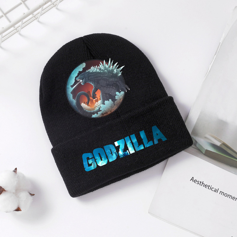 Godzilla Knitted Hat Winter Sp - Men Accessories Unique review and price