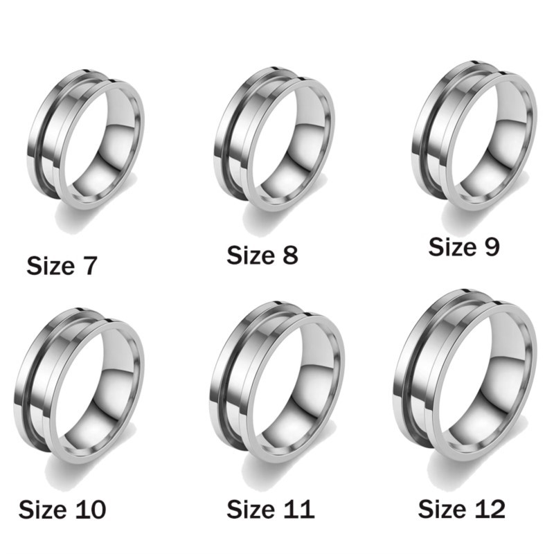 5pcs 7/8/9/10/11/12 Ring Core  - Men'S Accessories Rings review and price