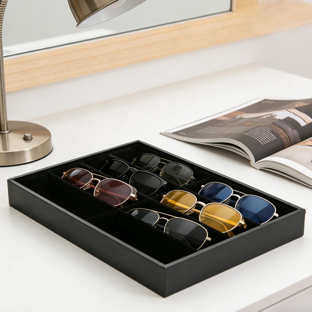 8 Grid Velvet Glasses Holder S - Men'S Accessories Organizer Tray review and price