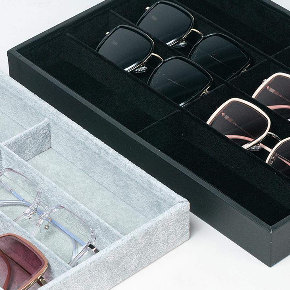 8 Grid Velvet Glasses Holder S - Men'S Accessories Organizer Tray review and price